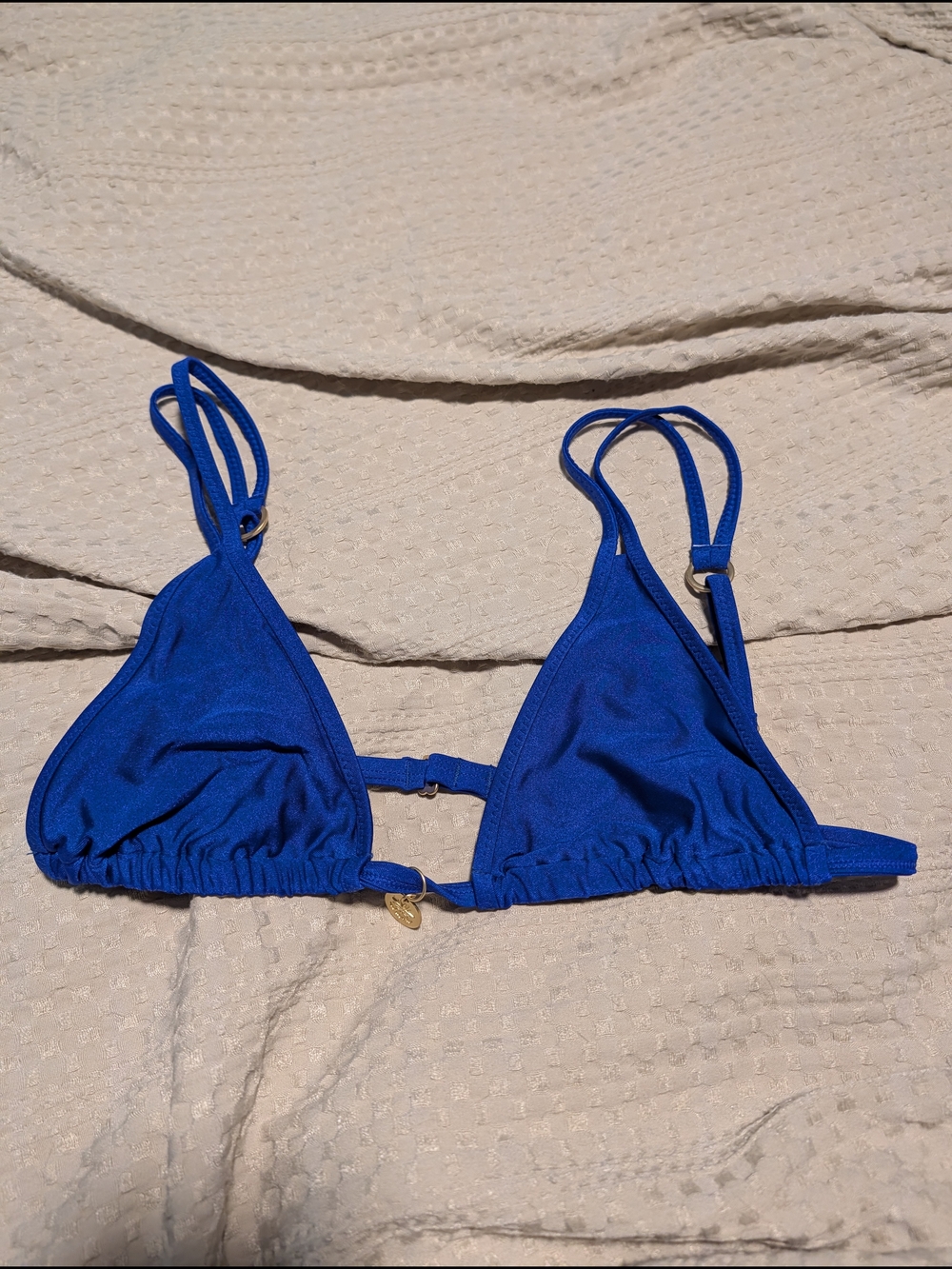 Kulani Kinis Twin Strap Bralette "Malibu Blue"